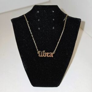 Fashion Jewelry Goldtone Libra Necklace